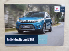 Lade das Bild in den Galerie-Viewer, Suzuki Vitara 4x4 - Prospekt Brochure 2015
