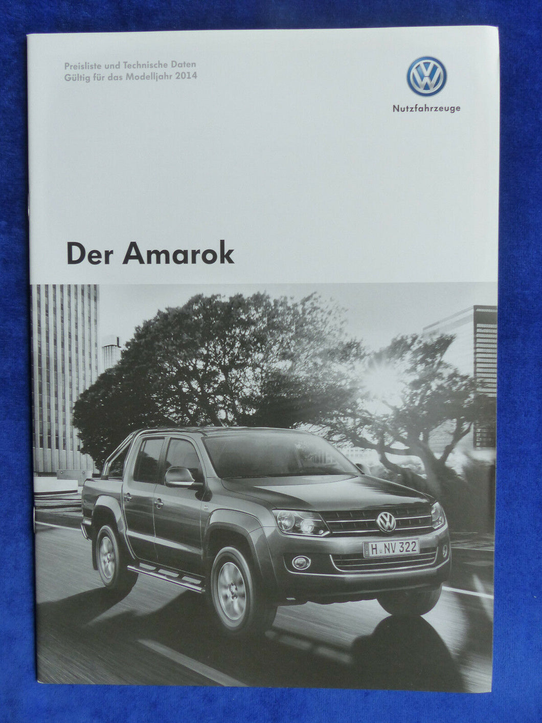 VW Amarok - Preisliste MJ 2014 - Prospekt Brochure 07.2013