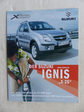 Lade das Bild in den Galerie-Viewer, Suzuki Ignis X-25 Jubiläumsmodell MJ 2005 - Prospekt Brochure 09.2004
