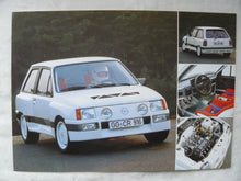 Lade das Bild in den Galerie-Viewer, Opel Corsa Sprint - Motorsport-Studie - Prospekt Brochure 1983 niederländisch
