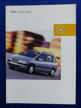 Lade das Bild in den Galerie-Viewer, Opel Zafira Njoy MJ 2003 - Prospekt Brochure 12.2002
