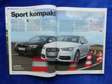 Lade das Bild in den Galerie-Viewer, BMW M135i vs. Audi S3 - Vergleichstest - Auto Motor &amp; Sport Heft 09/2013
