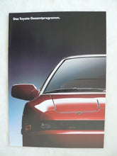 Lade das Bild in den Galerie-Viewer, Toyota Programm 1991 Starlett Corolla Carina Supra - Prospekt Brochure 09.1990
