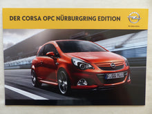 Lade das Bild in den Galerie-Viewer, Opel Corsa OPC Nürburgring Edition MJ 2012 - Hochglanz Prospekt Brochure 11.2011
