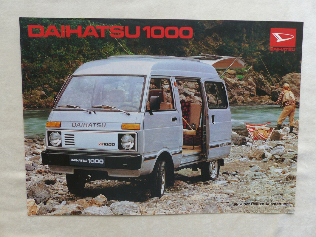 Daihatsu 1000 Sparcar S 75 - Prospekt Brochure 03.1984