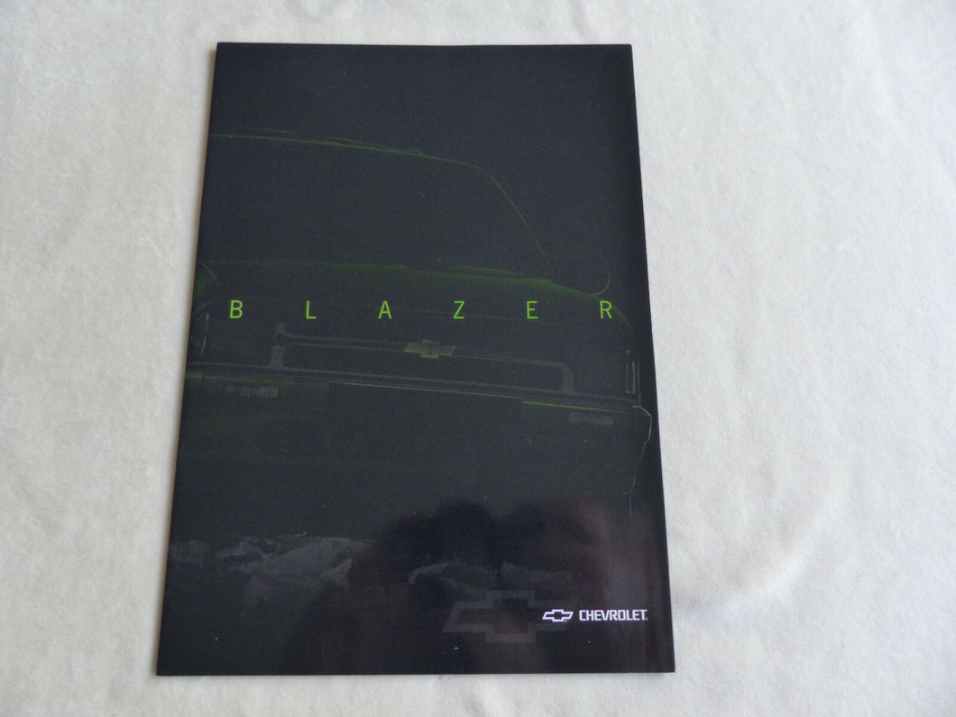 Chevrolet Blazer - Hochglanz Prospekt Brochure 1998