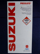 Lade das Bild in den Galerie-Viewer, Suzuki Preisliste Vitara SJ Samurai Swift Carry - Prospekt Brochure 01.1994
