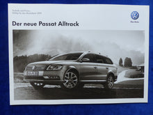 Lade das Bild in den Galerie-Viewer, VW Passat Alltrack MJ 2012 - Prospekt Brochure + Preisliste 12.2011
