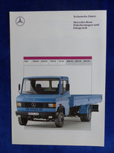 Lade das Bild in den Galerie-Viewer, Mercedes-Benz Pritschenwagen 809 811 814 D - Prospekt Brochure 05.1990
