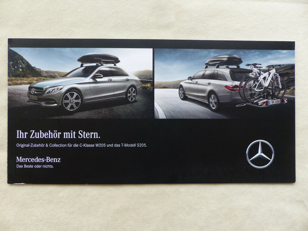 Mercedes-Benz C-Klasse Typ 205 - Zubehör MJ 2020 - Prospekt Brochure 07.2019