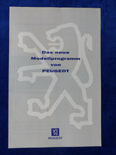 Lade das Bild in den Galerie-Viewer, Peugeot Programm 1996 - 106 205 306 405 605 806 - Prospekt Brochure 08.1995
