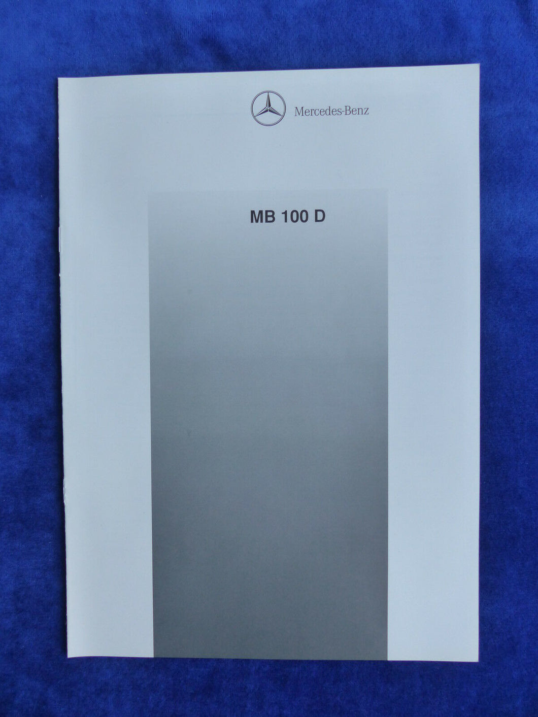 Mercedes-Benz Transporter MB 100 D - Technische Daten - Prospekt Brochure 02.1992