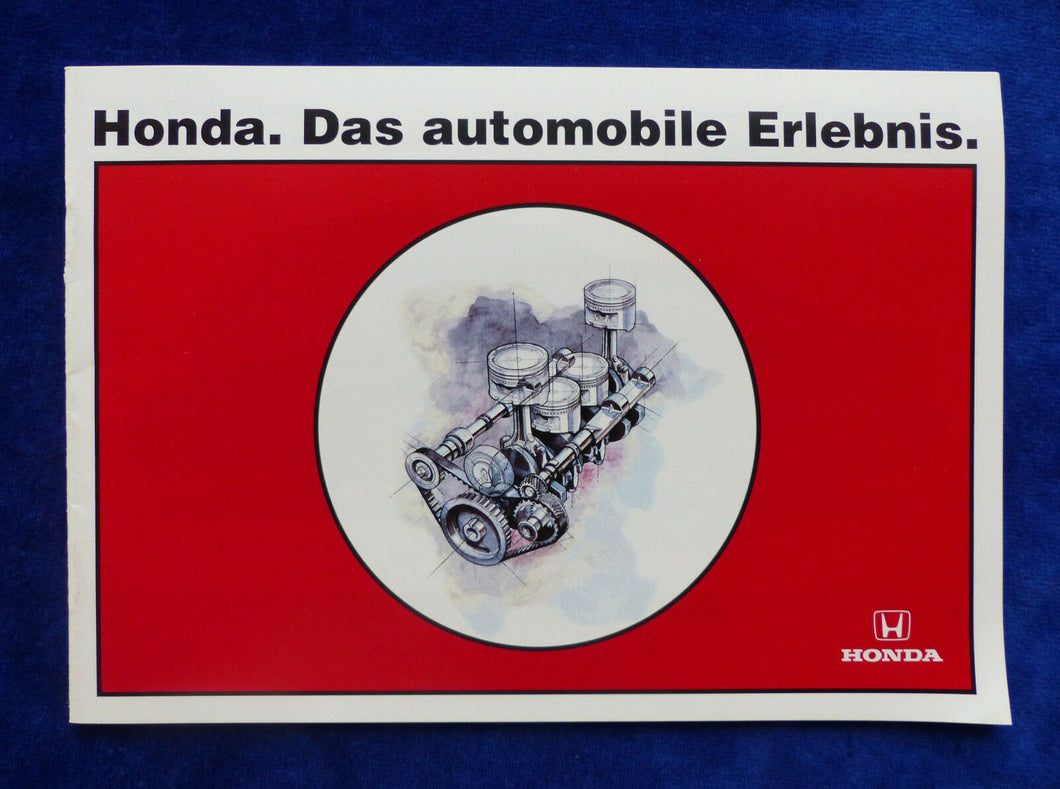 Honda Programm 1997 - Civic CRX Accord Legend NSX - Prospekt Brochure 12.1996