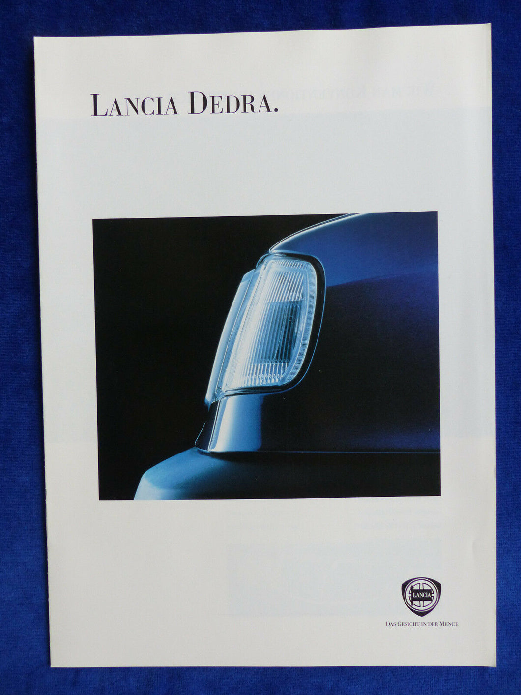 Lancia Dedra HF Integrale MJ 1994 - Prospekt Brochure 09.1993