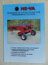 Lade das Bild in den Galerie-Viewer, HE-VA Walze Tip-Roller LT HD - Prospekt Brochure
