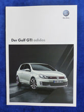 Lade das Bild in den Galerie-Viewer, VW Golf GTI Adidas Edition MJ 2011 - Prospekt Brochure 05.2010
