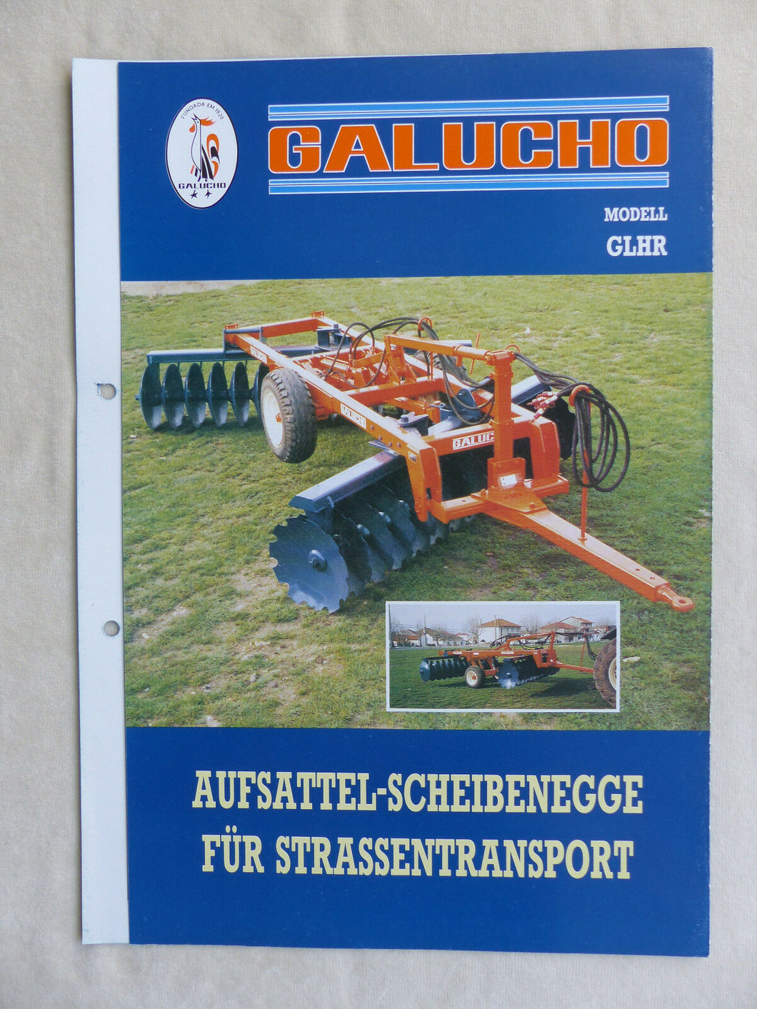 Galucho Aufsattel-Scheibenegge GLHR - Prospekt Brochure