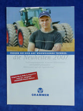 Lade das Bild in den Galerie-Viewer, Grammer Neuheiten Agritechnica 2007 Maximo VibroControl - Prospekt Brochure
