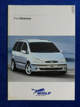 Lade das Bild in den Galerie-Viewer, Wolf Tuning Ford Galaxy Individualprogramm MJ 2003 - Prospekt Brochure 06.2002
