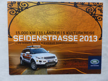 Lade das Bild in den Galerie-Viewer, Range Rover Evoque Seidenstrasse Sondermodell MJ 2014 Prospekt Brochure 06.2013
