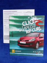 Lade das Bild in den Galerie-Viewer, Renault Clio by Rip Curl Sondermodell - Prospekt Brochure + Preisliste 01.2008
