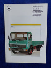 Lade das Bild in den Galerie-Viewer, Mercedes-Benz Pritschenwagen 709 - Prospekt Brochure 05.1989
