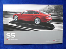 Lade das Bild in den Galerie-Viewer, Audi S5 Sportback quattro MJ 2010 - Prospekt Brochure 11.2009
