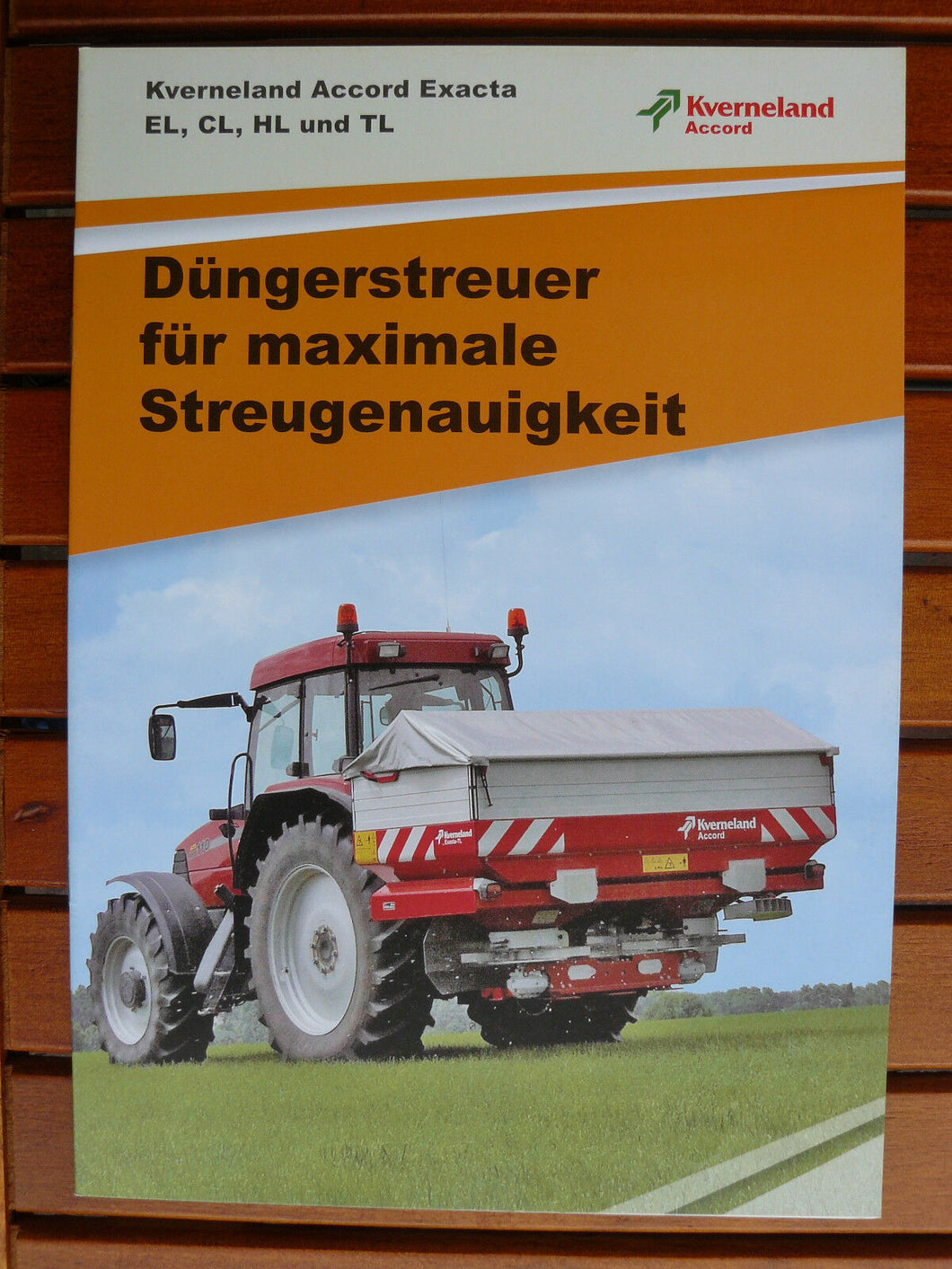 Kverneland Accord Exacta Düngerstreuer - Prospekt Brochure 2005