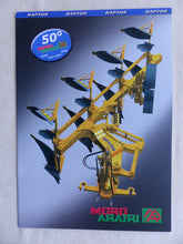 Lade das Bild in den Galerie-Viewer, Moro Aratri Raptor - Prospekt Brochure 08.2010 Italien englisch
