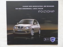 Lade das Bild in den Galerie-Viewer, Lancia Ypsilon Edizione Sondermodell MJ 2010 - Prospekt Brochure 10.2009
