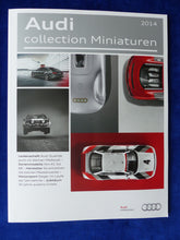 Lade das Bild in den Galerie-Viewer, Audi collection Miniaturen 2014 - A1 R8 quattro - Prospekt Brochure 01.2014
