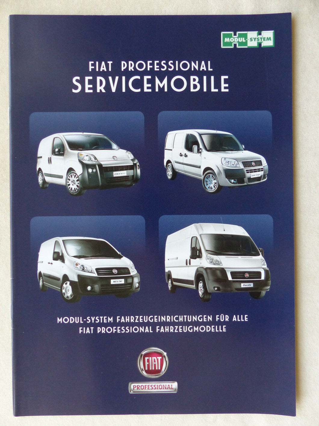 Fiat Servicemobile 2010 Fiorino Doblo Scudo Ducato - Prospekt Brochure 06.2009