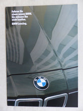 Lade das Bild in den Galerie-Viewer, BMW Automobil Leasing - 3er 5er 6er 7er - Prospekt Brochure 01.1984
