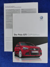 Lade das Bild in den Galerie-Viewer, VW Polo GTI Cup Edition MJ 2008 - Prospekt Brochure + Preisliste 11.2007
