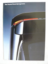 Lade das Bild in den Galerie-Viewer, Toyota Programm 1989 Corolla Carina MR2 Land Cruiser - Prospekt Brochure 05.1988

