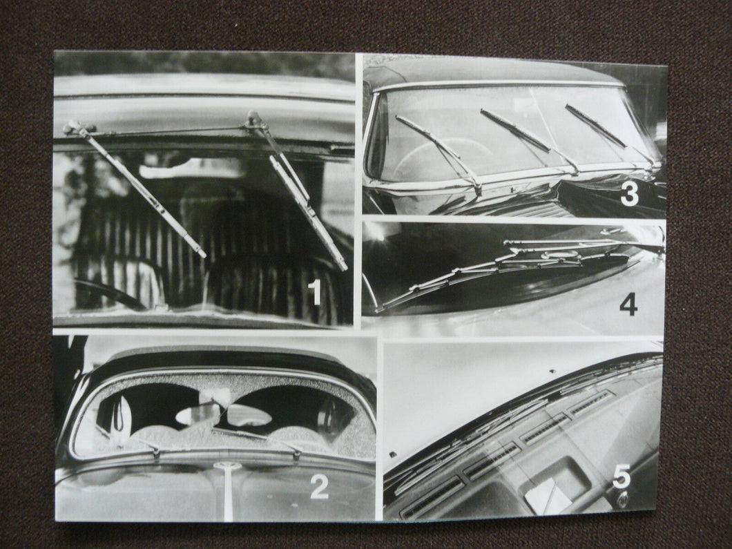 Scheibenwischer Käfer Jaguar Audi - Pressefoto Werk-Foto press photo 1983