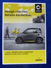 Lade das Bild in den Galerie-Viewer, Smart fortwo cabrio Brabus edition asphaltgold - Prospekt Brochure 04.2017
