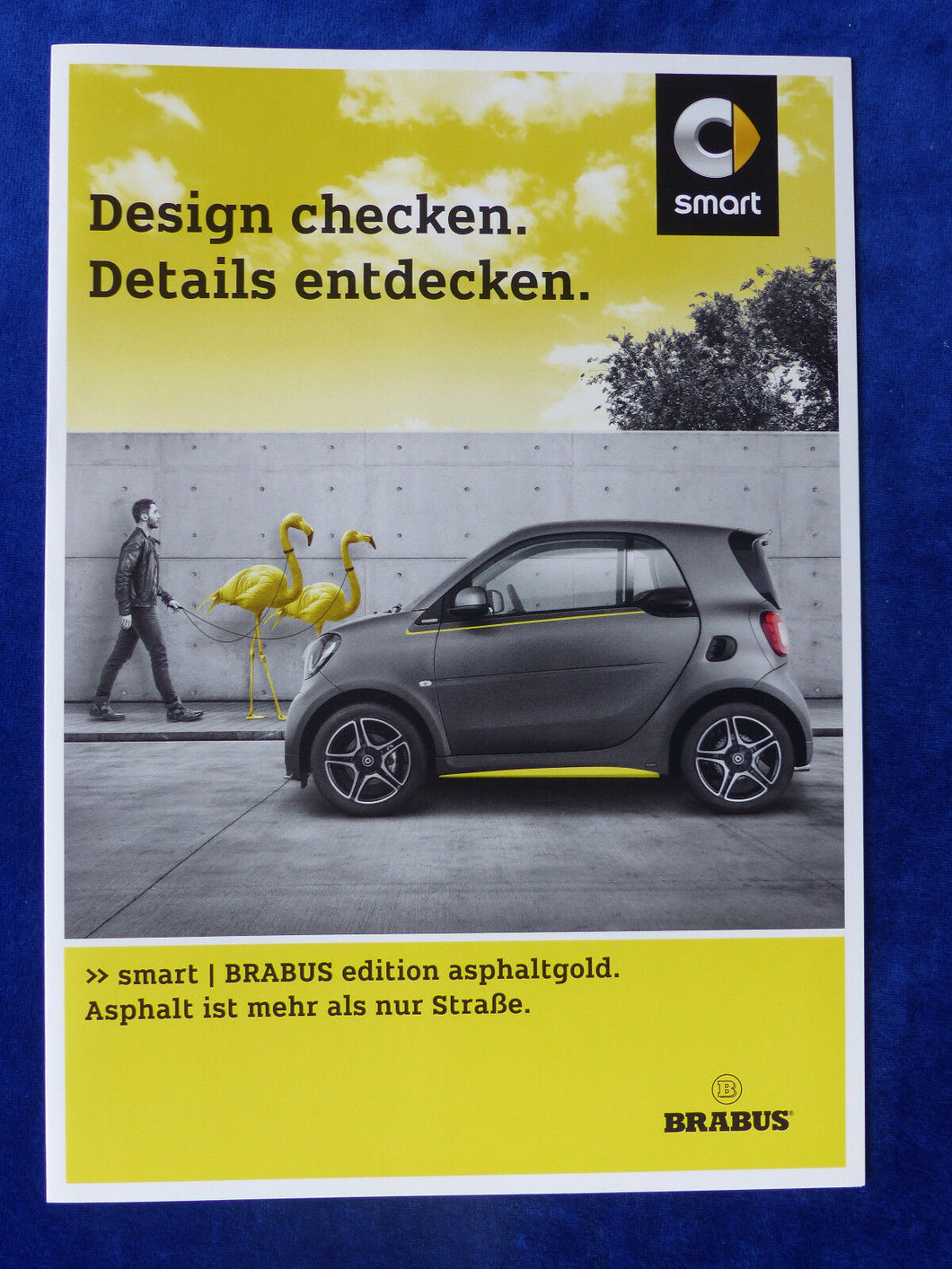 Smart fortwo cabrio Brabus edition asphaltgold - Prospekt Brochure 04.2017