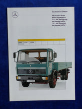 Lade das Bild in den Galerie-Viewer, Mercedes-Benz LKW Pritschenwagen 1314 - Prospekt Brochure 03.1990
