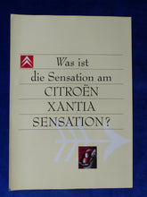 Lade das Bild in den Galerie-Viewer, Citroen Xantia Sensation Sondermodell - Prospekt Brochure 01.1996
