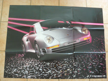 Lade das Bild in den Galerie-Viewer, Porsche 959 Poster &amp; Programm 1986 911 924 944 928 - Prospekt Brochure 08.1985
