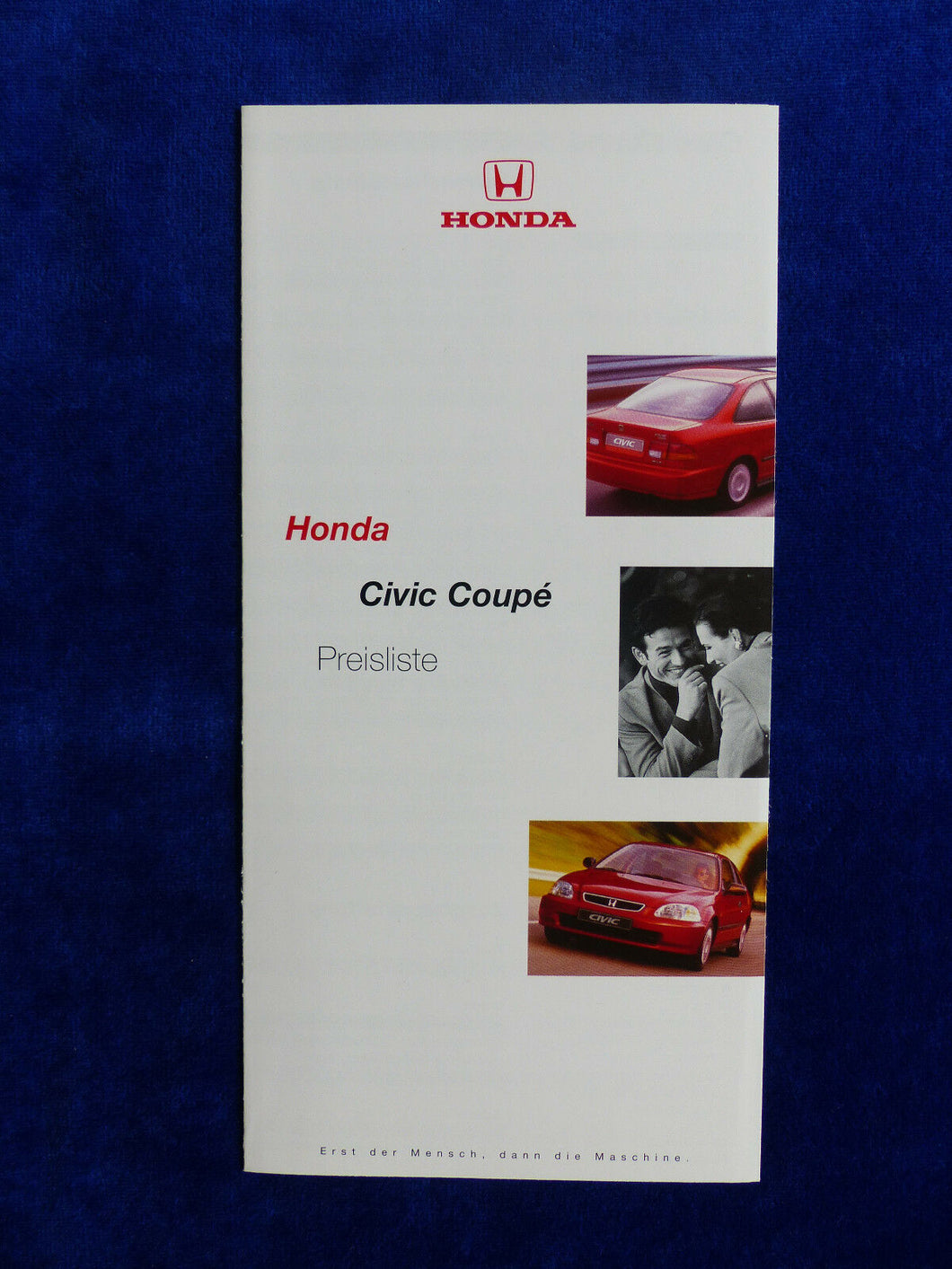 Honda Civic Coupe - Preisliste - Prospekt Brochure 01.1999
