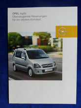 Lade das Bild in den Galerie-Viewer, Opel Agila Facelift MJ 2004 - Prospekt Brochure 07.2003
