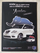 Lade das Bild in den Galerie-Viewer, Lancia Ypsilon Elefantino Blu Limited Edition - Prospekt Brochure 2009
