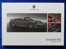 Lade das Bild in den Galerie-Viewer, Porsche Exclusive 911 Carrera Targa Turbo MJ 2014 - Hardcover Prospekt 12.2013
