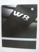 Lade das Bild in den Galerie-Viewer, VW Passat W8 - Daten &amp; Ausstattungen 2002 - Prospekt Brochure 07.2001
