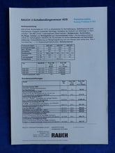 Lade das Bild in den Galerie-Viewer, Rauch ADS Zweischeiben-Düngerstreuer - Preisliste - Prospekt Brochure 90er
