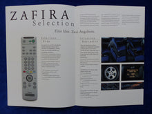 Lade das Bild in den Galerie-Viewer, Opel Zafira Selection Free Executive MJ 2001 - Prospekt Brochure 12.2000
