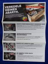 Lade das Bild in den Galerie-Viewer, Abarth Tuning &amp; Zubehör für Fiat 500 500C Punto - Prospekt Brochure 05.2012
