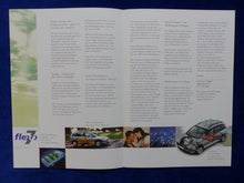 Lade das Bild in den Galerie-Viewer, Opel Zafira CNG Erdgasantrieb MJ 2001 - Prospekt Brochure + Daten 09.2000
